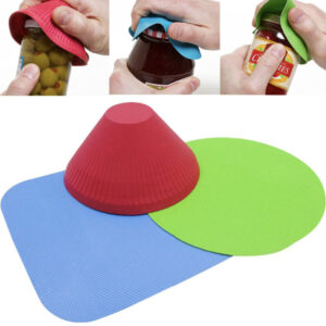 JAR OPENERS - 3 Piece Silicone Rubber Set for hard to open jars